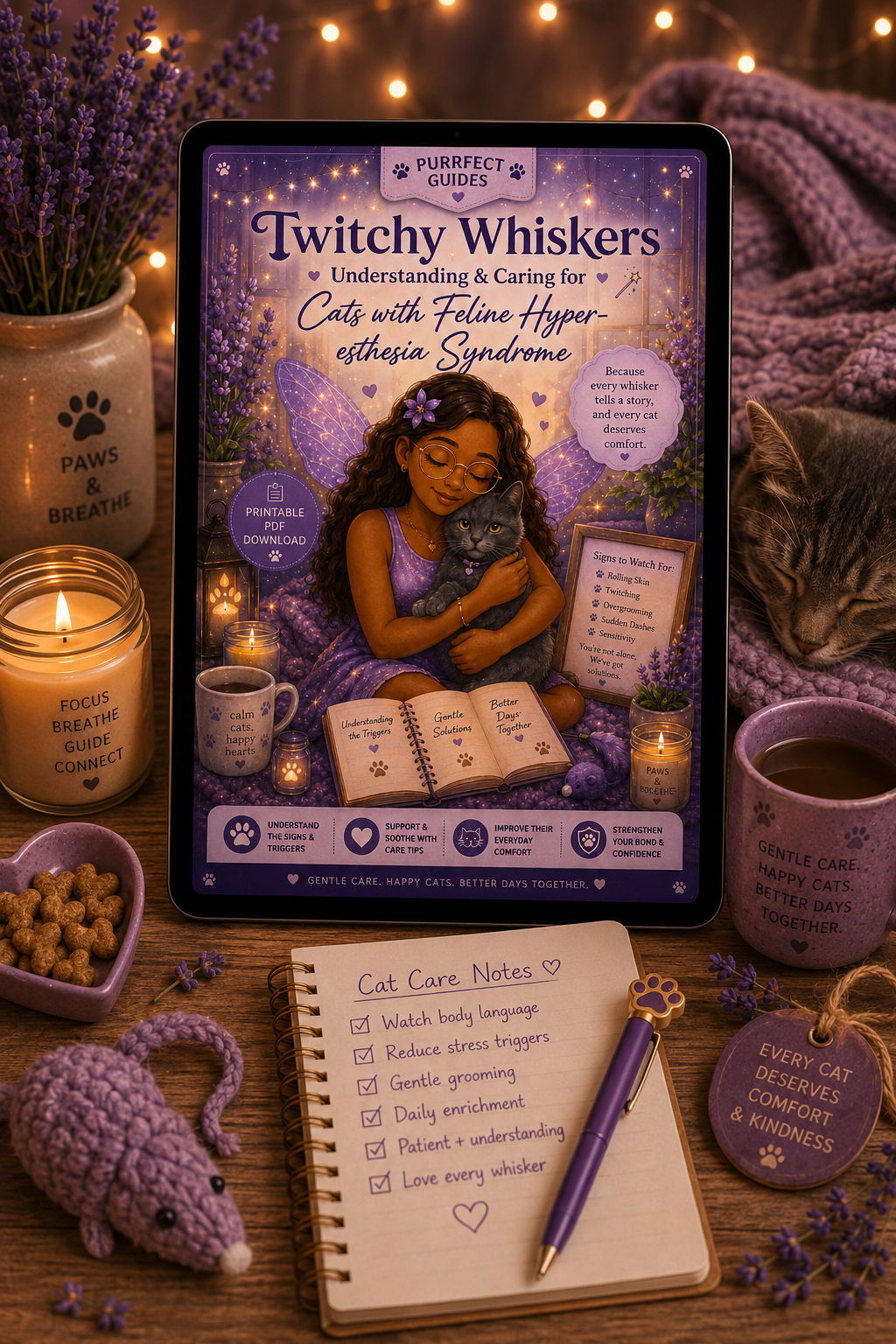 Twitchy Whiskers: Understanding & Caring for Cats with Feline Hyperesthesia Syndrome πΎ