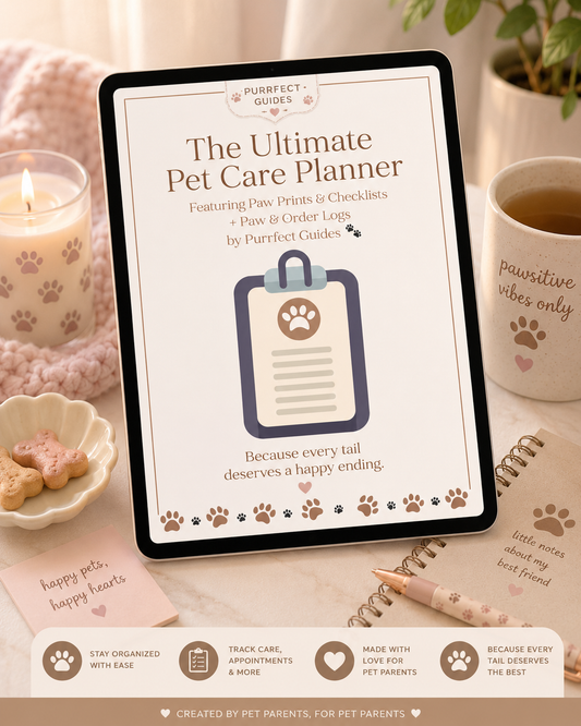 The Ultimate Pet Care Planner | Logs, Checklists & Pet Organization 🐾