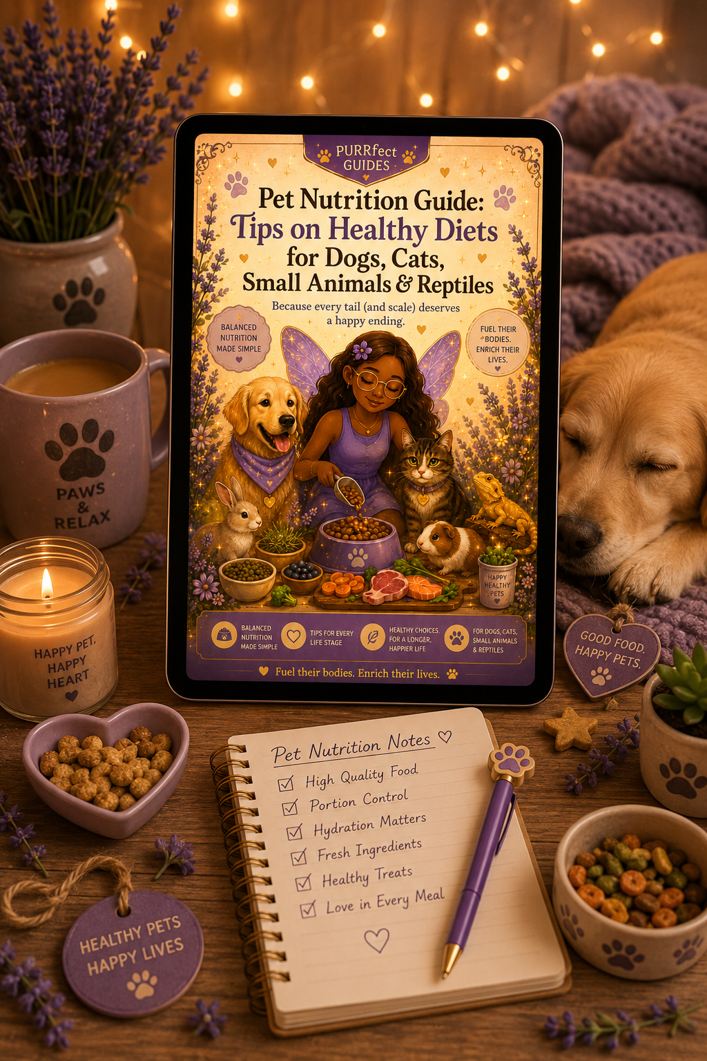Pet Nutrition Guide: Healthy Diet Tips for Dogs, Cats, Small Animals & Reptiles 🐾