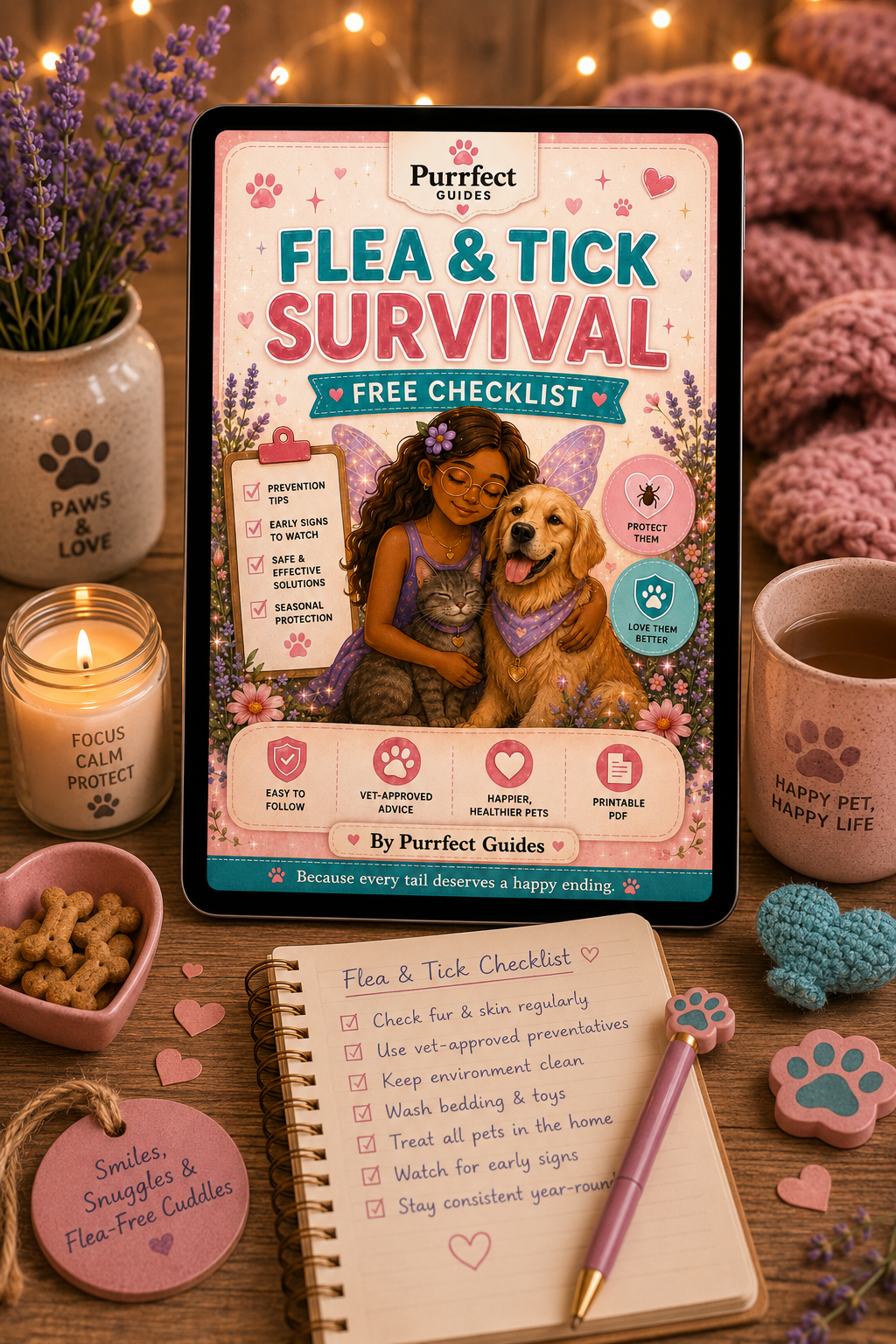 🐜 Flea & Tick Survival Guide For Pet Parents (FREE Checklist)