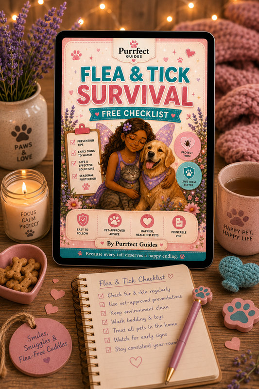 🐜 Flea & Tick Survival Guide For Pet Parents (FREE Checklist)