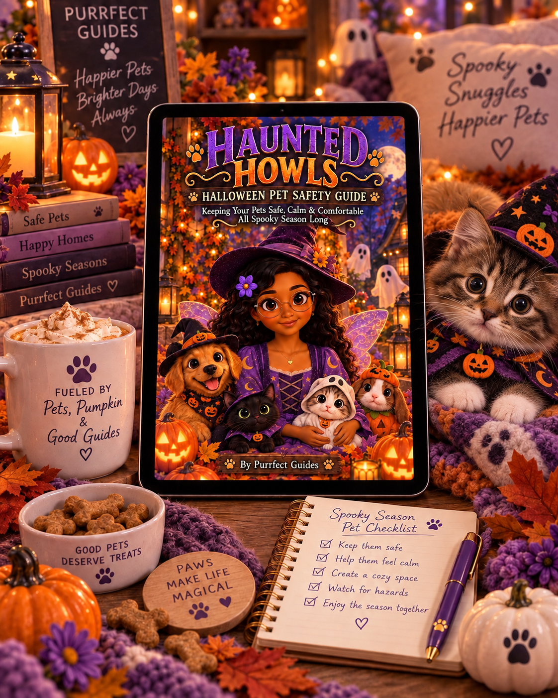 Haunted Howls: Halloween Pet Safety Guide for Dogs & Cats